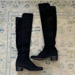 Stuart Weitzman Black Over-the-Knee Boots
